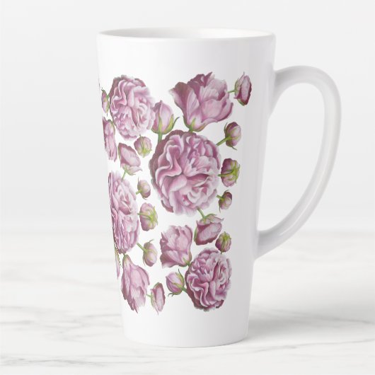 Blume Rose Camellia Milchtasse (Rechts)