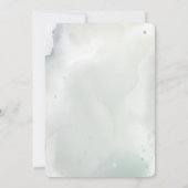 Blume-Rose für Wasserfarben 1. Einladung (Rückseite)