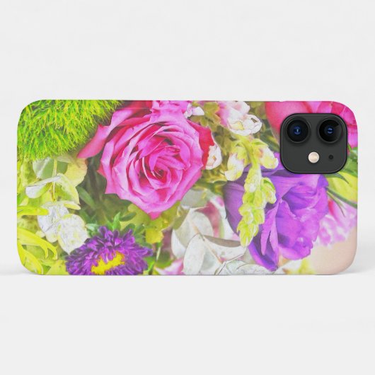 Blume Rose Garden Art Phone Case (Rückseite (Horizontal))
