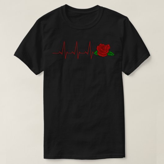 Blume Rose Gärtner T-Shirt (Design vorne)