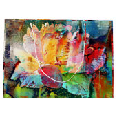 Blume Rose Große Geschenktüte (Rückseite)