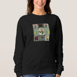 Blume Rose Hübsches Muster Sweatshirt