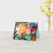 Blume Rose Karte (Gelbe Blume)