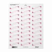 Blume Rose Moderne Handschrift Elegante Rückkehr (Vorne)