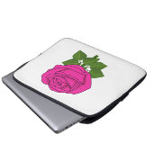 Blume Rose - Rosa Rosa ! Laptop Sleeve (Vorne Knopf)