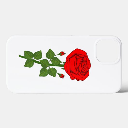 BLUME ROSE - ROTE ROSEN ! Case-Mate iPhone HÜLLE (Rückseite (Horizontal))