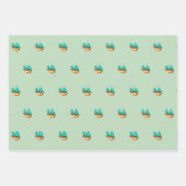 Blume, Rose und Bluebirts Geschenkpapier Set (Vorderseite 3)