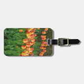 Blume Rot und Gelb Gepäckanhänger (Vorderseite horizontal)