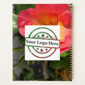 Blume Rot und Gelb Rose Planer (Rückseite)