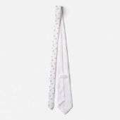 Blume, rot und grau krawatte (Rückseite)