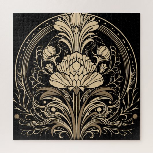 Blume Rot und Rot Puzzle (Vertikal)