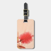 Blume Rote Flasche Gepäckanhänger (Vorderseite vertikal)