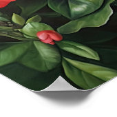 Blume Rote Garden Poster (Ecke)