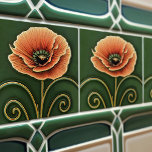 Blume Rote Mohn/Schlafzimmer Fliese<br><div class="desc">Willkommen bei CreaTile! Hier finden Sie handgefertigte Fliesen, die ich persönlich gemacht habe und Vintage Keramik und Porzellan Tonziegel, ob gefärbt oder natürlich. Ich habe die Liebe, Fliesen und Keramik Produkte zu entwerfen, in der Hoffnung, Ihnen einen Weg zu geben, Ihre Zuhause in etwas zu verwandeln, das Sie immer wieder...</div>