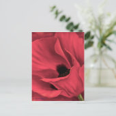 Blume Rote Popper Art Malerei - Multi Postkarte (Stehend Vorderseite)