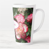 Blume Rote und Weiße Rose Rose Milchtasse (Rechts)