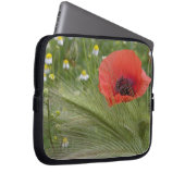 Blume Roter Mohn, Toskana, Italien Laptopschutzhülle (Vorne Rechts)