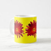 Blume Rotes Eis Farbenfrohe Teppiche Pflanze Kaffeetasse (Vorderseite Links)