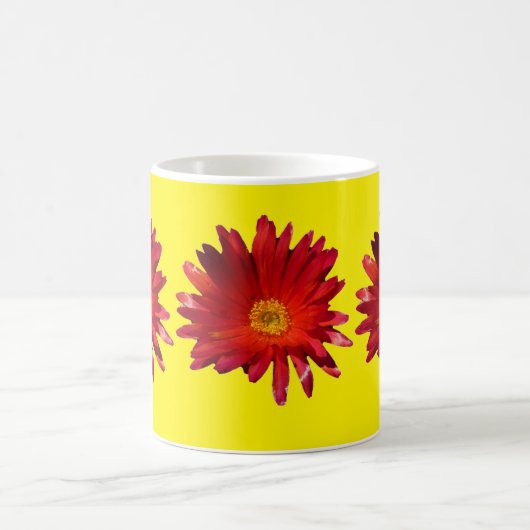 Blume Rotes Eis Farbenfrohe Teppiche Pflanze Kaffeetasse (Mittel)