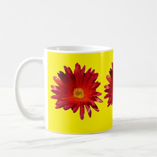 Blume Rotes Eis Farbenfrohe Teppiche Pflanze Kaffeetasse (Links)