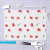 Blume Rotes Meer Seidenpapier (Handwerk)