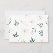 Blume RSVP Karte (Rückseite)