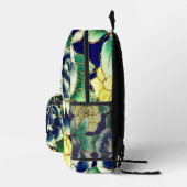 Blume-Rucksack Bedruckter Rucksack (Rechts)