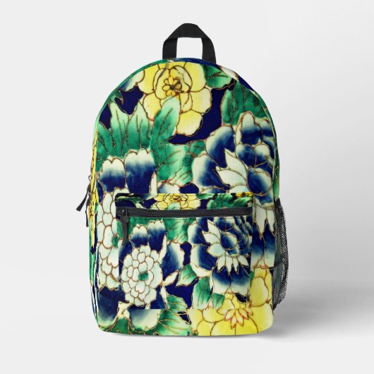 Blume-Rucksack Bedruckter Rucksack (Vorderseite)