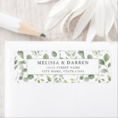 Blume Rücksendeadressen-Aufkleber (Insitu)