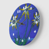 Blume Runde (große) Wandleuchte Große Wanduhr (Winkel)