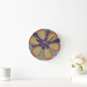 Blume Runde Wanduhr (Zuhause)