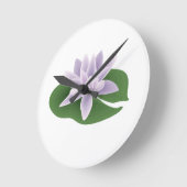 Blume Runde Wanduhr (Winkel)