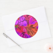 BLUME RUNDER AUFKLEBER (Umschlag)