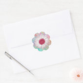Blume Runder Aufkleber (Umschlag)