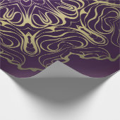 Blume runder Muster. Illustration. Valentine, B Geschenkpapier (Ecke)