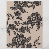 Blume | Rustikale DIY-Umschläge Liner Flyer (Vorne)