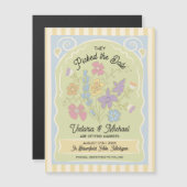 Blume Saatgut PackHand Save the Date gezogen Magneteinladung (Vorne/Hinten)