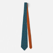 Blume Saffron & Brick Neck Tie Krawatte (Vorderseite)