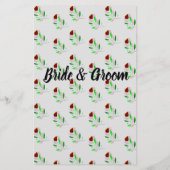 BLUME SAGTE ER, SIE SAGTE, DUSCHE GAME CARD FLYER (Hinten)