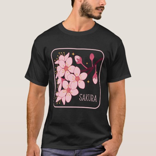 Blume Sakura Tree Hanami T-Shirt (Vorderseite)