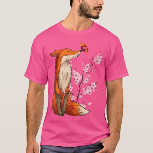 Blume Sakura Trees Ka T-Shirt (Vorderseite)