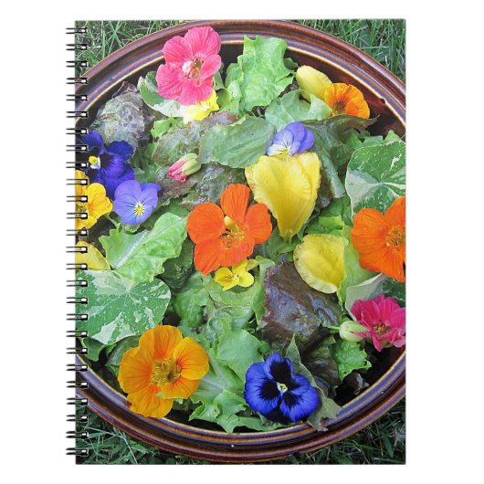 Blume Salad Notebook Notizblock (Vorderseite)