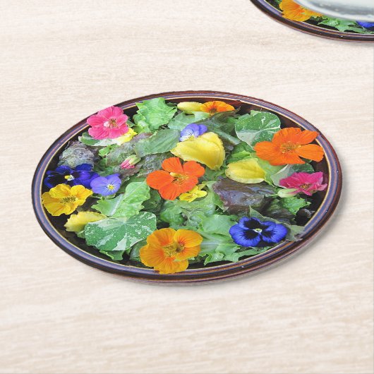 Blume Salad Party Untersetzer (Angewinkelt)