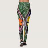 Blume Salat Leggings (Rückseite)