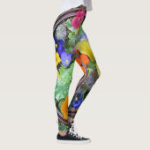 Blume Salat Leggings (Rechts)