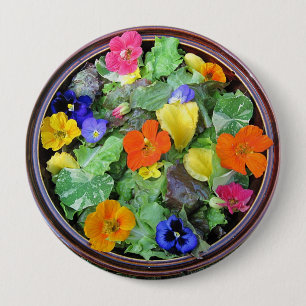 Blume Salatschaltfläche Button