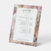 Blume Salon Preisliste Sockelschild (Vorderseite)