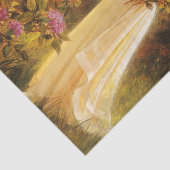 Blume sammeln, schöne Dame von Albert Lynch Seidenpapier (Ausschnitt)