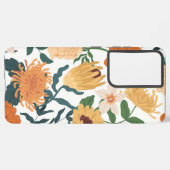 Blume Samsung Galaxy Hülle (Linke Seite)