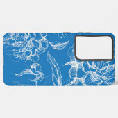 Blume Samsung Galaxy Hülle (Linke Seite)